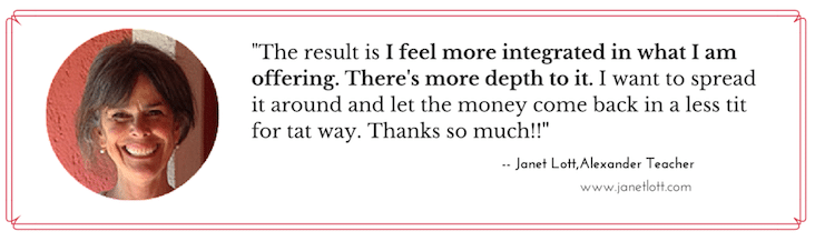 Janet Lott Testimonial